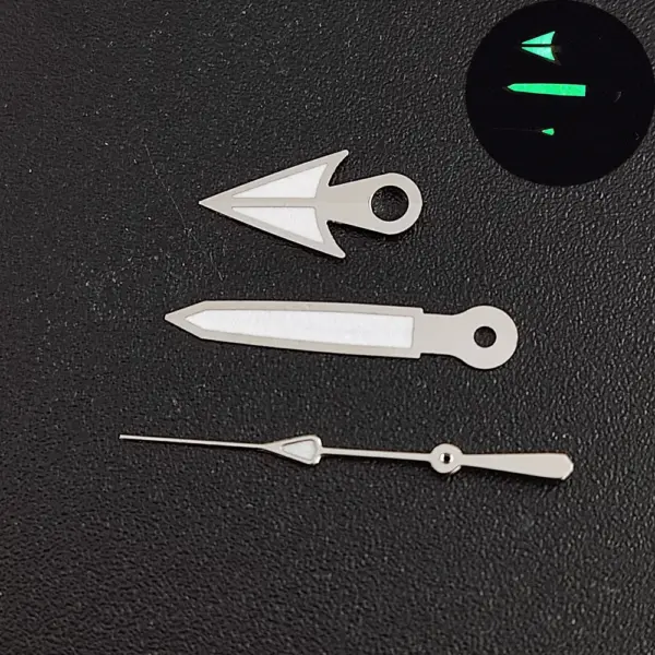 Green Super Luminous Watch Hands for NH 35 NH36 Movements - Image 2