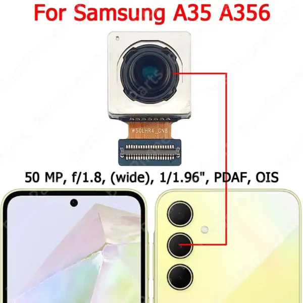Samsung Galaxy A55 A25 A35 5G Rear Camera Module - Image 4
