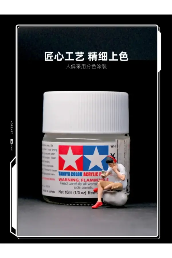 1/64 Resin Headphone Boy Miniature Figure - Image 5