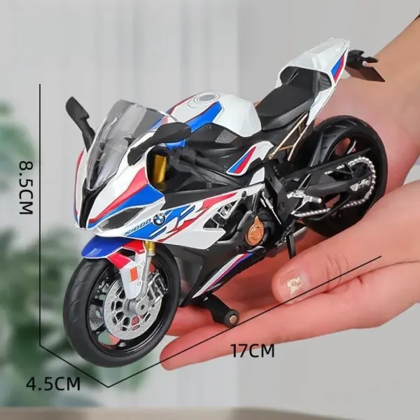 1/12 BMW S1000RR Diecast Mini Motorcycle Collection - Image 2