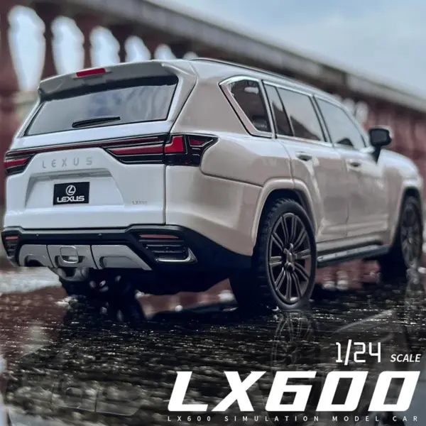 1:24 Lexus LX600 Off-Road Diecast SUV Model - Image 3