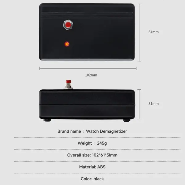 Watch Demagnetizer with Compass for Watch Repair - Image 3