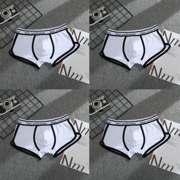 Men's Cotton Boxer Shorts Set, 4-Pack S-XL - Image 11