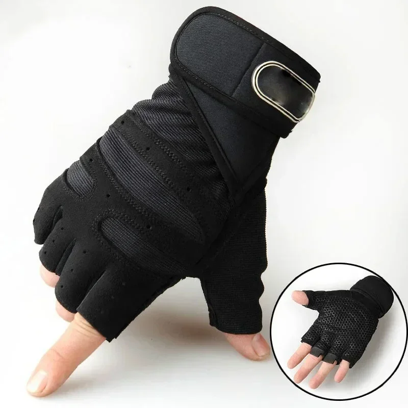Unisex Fitness Half Finger Gloves for Workout 12 Unisex Fitness Half Finger Gloves for Workout - Image 12