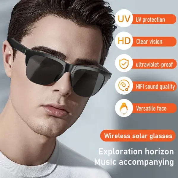 Xiaomi F06F08 Bluetooth Smart Sunglasses Black - Image 3