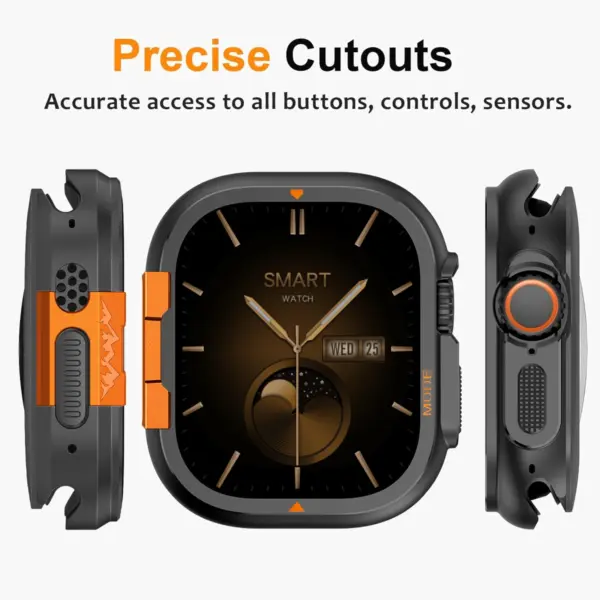Metal Case for Apple Watch Ultra 2 49mm Series 10 - Image 3