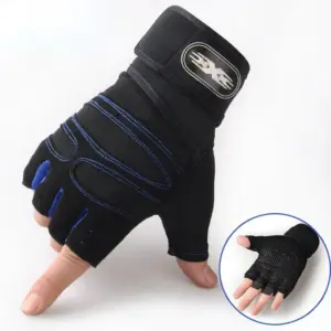 Unisex Fitness Half Finger Gloves for Workout 22 Seb337dea6c0343638962b75d3f08df54W