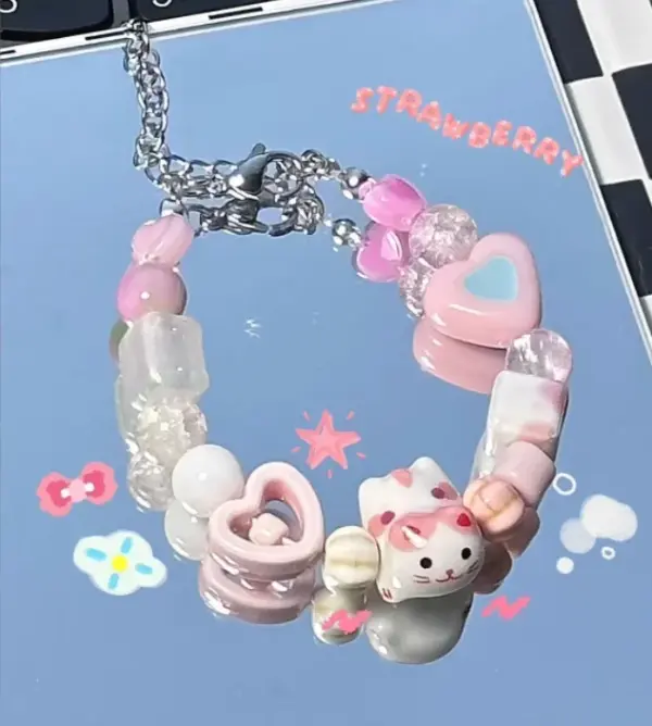 Fashion Heart Candy Color Enamel Bracelet Women - Image 11