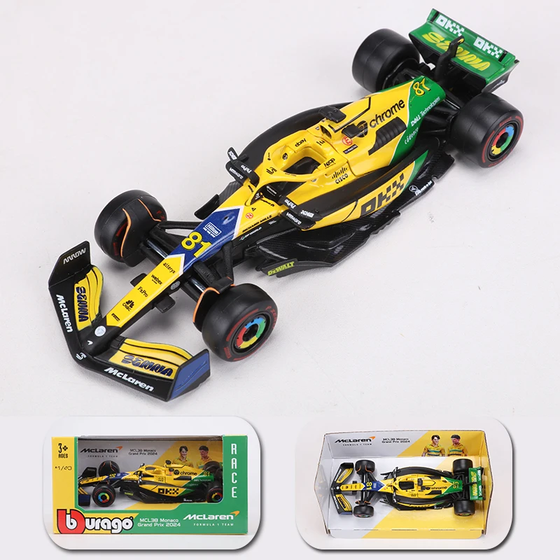 Bburago 1:43 McLaren MCL38 F1 Model Car No.81 8 Bburago 1:43 McLaren MCL38 F1 Model Car No.81 - Image 8