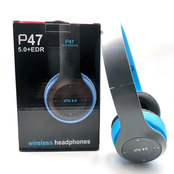 P47 Bluetooth 5.0 Wireless Over-Ear Headphones - Image 2