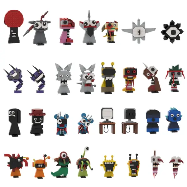 Gobricks Horror Incredibox Sprunki Building Blocks - Image 15