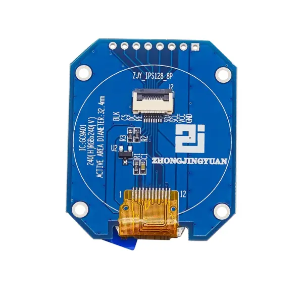 1.28 Inch Round TFT LCD Display Module 240x240 RGB - Image 6