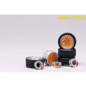1/64 Alloy Wheel & Tire Set for Model Cars 46 Seb7e7933c8a343849d04cdbd22175c4a8 9