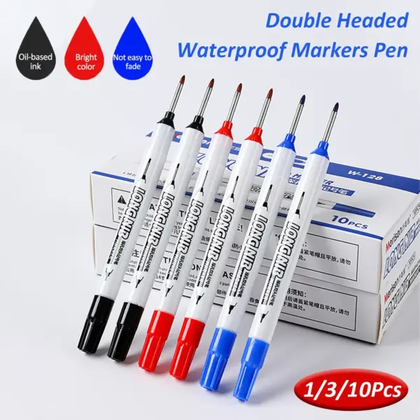 Double-Head Waterproof Marking Pen Set - Image 2