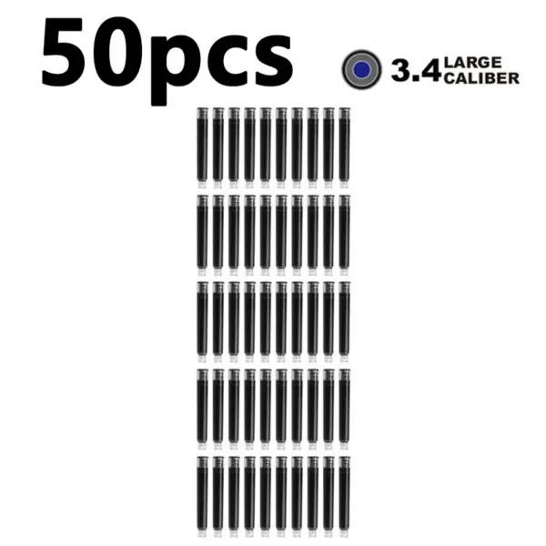 50/100pcs Fountain Pen Ink Cartridges Set of 2.6/3.4 mm - Image 9