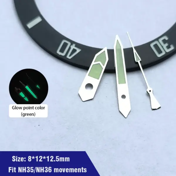 Green Luminescent Hands for NH35 NH36 Sports Watch - Image 15