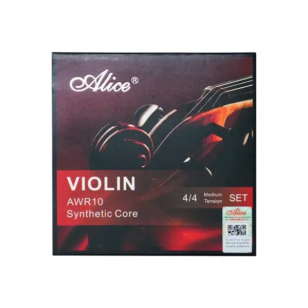 Alice AWR10 Medium Tension Violin Strings for 4/4 Violin - Image 2