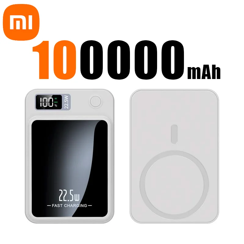 Xiaomi 100000mAh Wireless Magnetic Power Bank Super Fast Charging Ultra Capacity Digital External Battery Power Bank For Iphone 7 Xiaomi 100000mAh Wireless Magnetic Power Bank Super Fast Charging Ultra Capacity Digital External Battery Power Bank For Iphone - Image 7