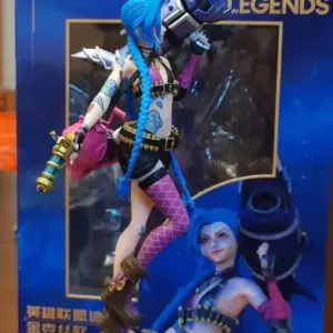 League of Legends Jinx PVC Anime Figurine 22cm 11 Sec68983084464da6a67b29f51a4b96ccZ