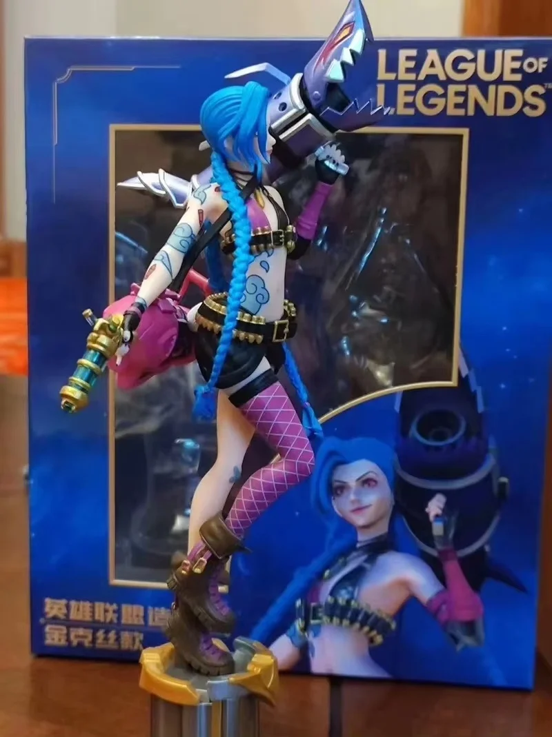 League of Legends Jinx PVC Anime Figurine 22cm 3 League of Legends Jinx PVC Anime Figurine 22cm - Image 3
