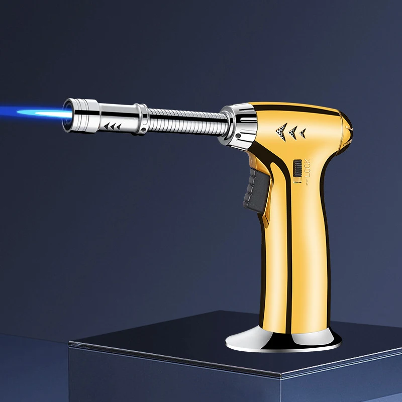 Jewelry Welding Cigar Lighter Long Windproof Butane Turbo Torch 7 Jewelry Welding Cigar Lighter Long Windproof Butane Turbo Torch - Image 7