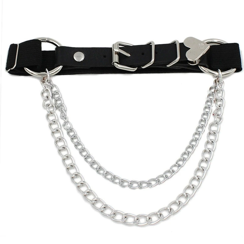 Women’s Heart-Shaped Leg Chain Garter 7 Women’s Heart-Shaped Leg Chain Garter - Image 7