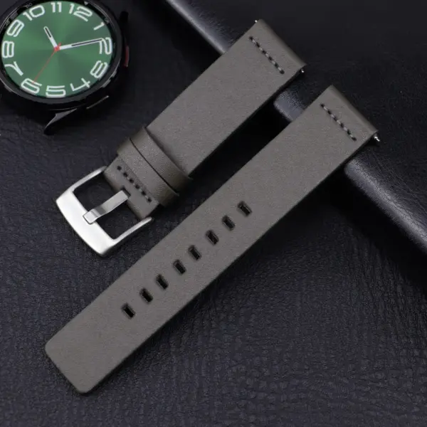 Leather Watch Band for Samsung Galaxy Watch 3 45mm - Image 5