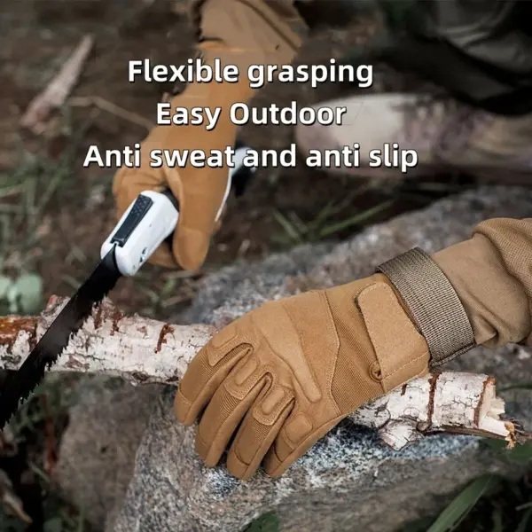 Tactical Full-Finger Gloves for Outdoor Activities - Image 3