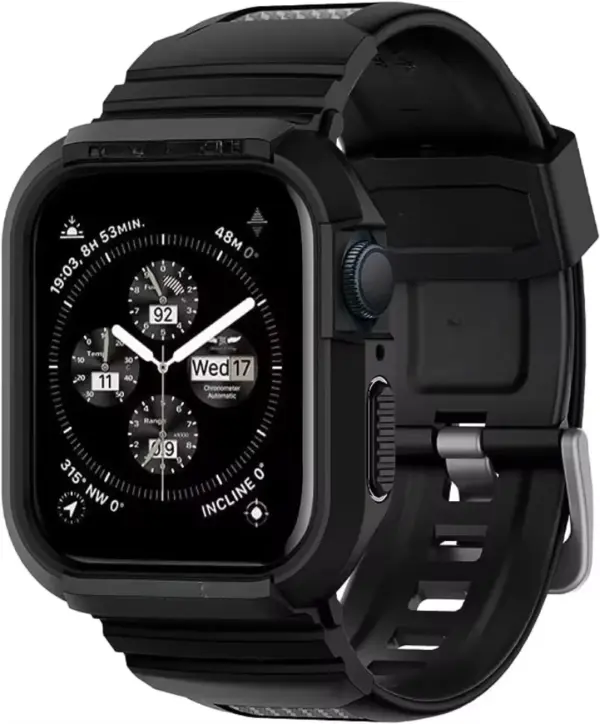 Rugged Carbon Case for Apple Watch Ultra2/9/8/7/6/SE Series 5-9 - Image 7
