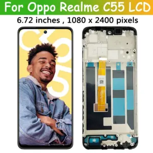 6.72 inches Tested LCD Screen for OPPO Realme C55 RMX3710 9 Seccf70617210483cbf6612fb4d074915t