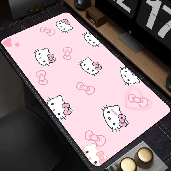Large Hello Kitty Pink Mousepad for Gaming and Office - Image 3