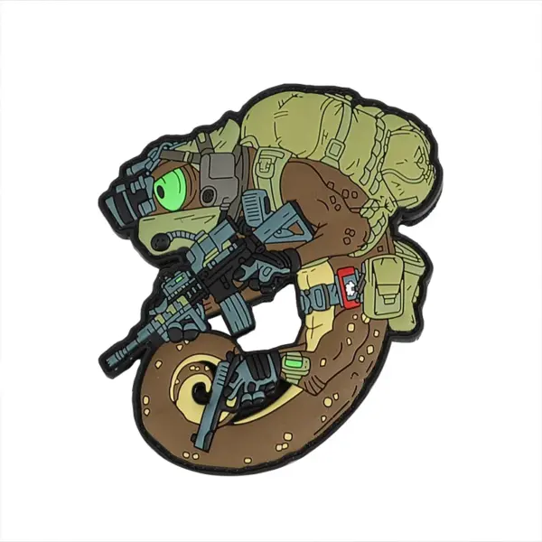 Tactical Chameleon Morale Badge Patch for Backpack - Image 5