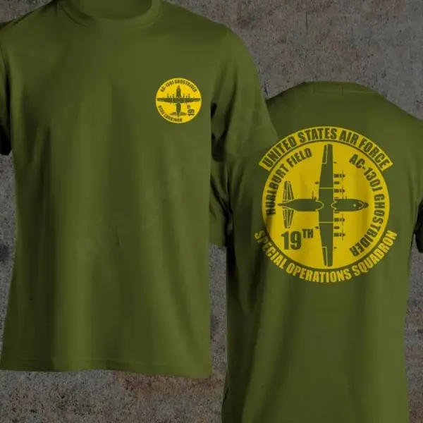 USAF Special Operation Ghostrider T Shirt for Men - Image 2