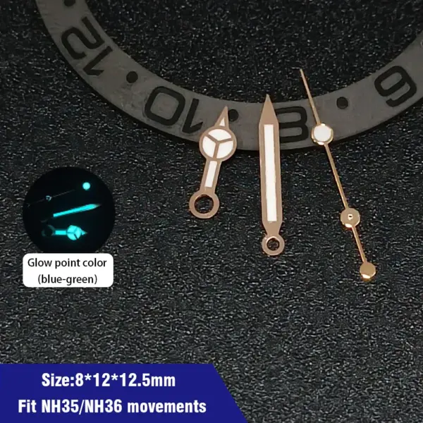 Green Luminous Watch Hands for NH35 NH36 Movement - Image 20