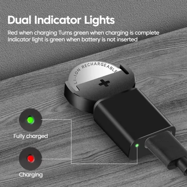 Type-C Lithium Coin Battery Charger for LIR2032 - Image 2