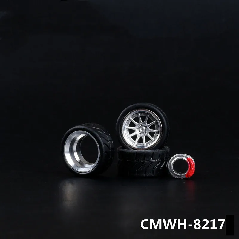 CM Model 1/64 Alloy Wheel & Tire Set for Model Cars 23 CM Model 1/64 Alloy Wheel & Tire Set for Model Cars - Image 23