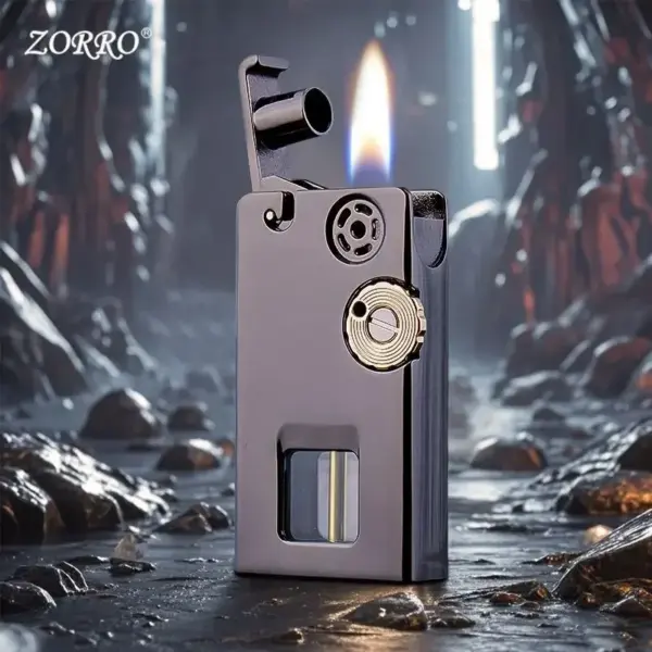 ZORRO Kerosene Lighter with Dual Ignition - Image 2