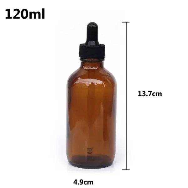 Amber Glass Bottles with Dropper Dispenser Set - Image 10