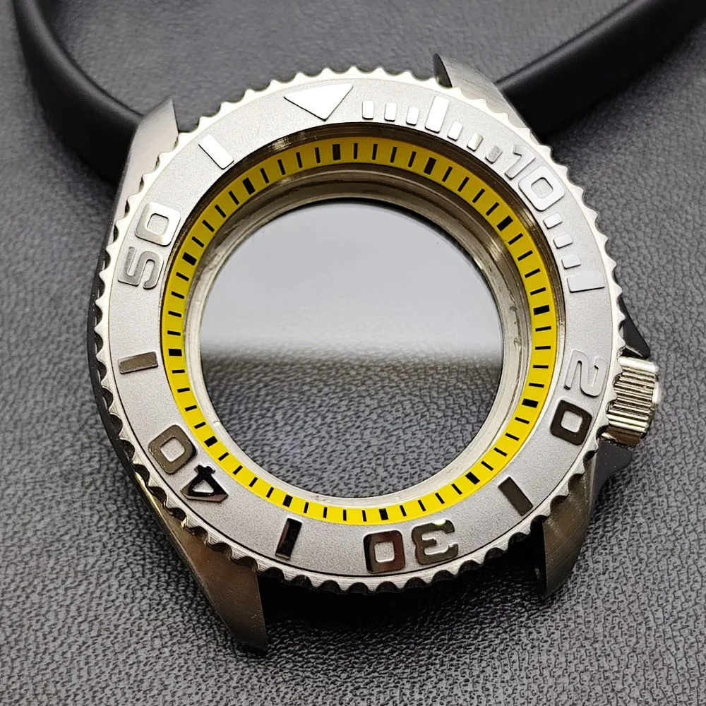 42mm Black Matte Watch Case for NH35 Movement 137 42mm Black Matte Watch Case for NH35 Movement - Image 137