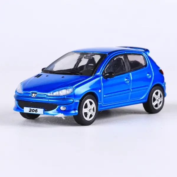 Shadow 1:64 Peugeot 206 Alloy Model Car - Image 5