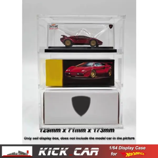 1/64 Clear Display Case for Diecast Cars - Image 4