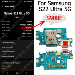 Samsung Galaxy S22 Ultra S901 Charging Port Dock 28 See5d56d3bfd042a2aac2aee993193b10u 1