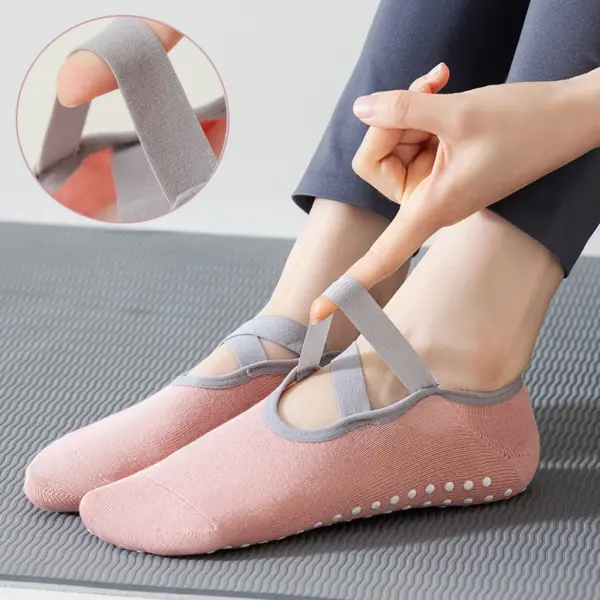 Women’s Non-slip Yoga Socks with Silicone Grip - Image 2