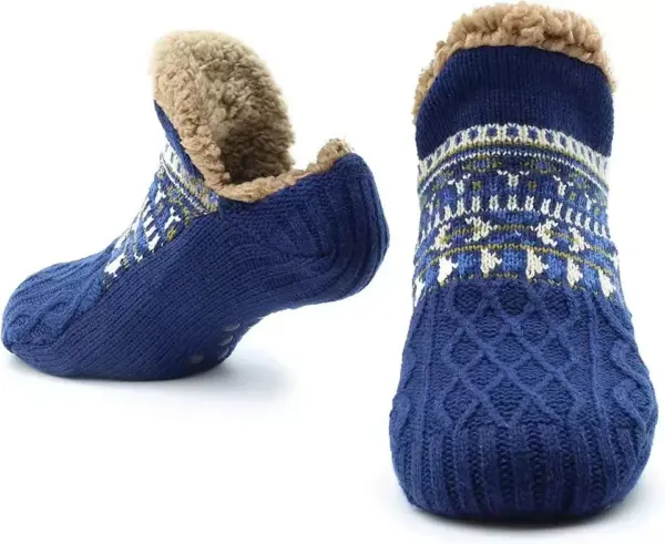 Thermal Fleece-Lined Floor Socks for Women and Men - Image 10