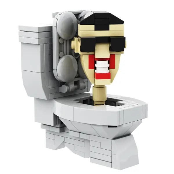 Gobricks Skibidi Toilet Man Building Block Set - Image 7