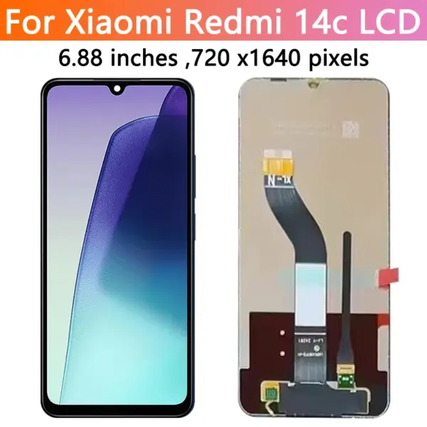 6.88 inches LCD Display for Xiaomi Redmi 14C - Image 3