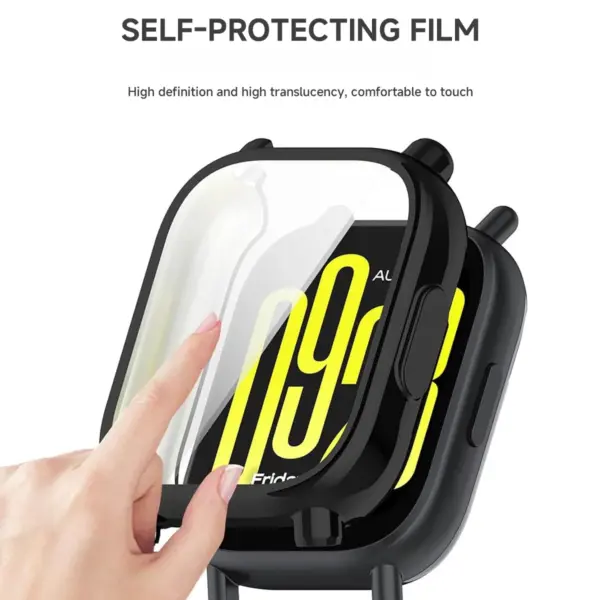 TPU Screen Protector and Silicone Strap for Redmi Watch 5 Lite - Image 4