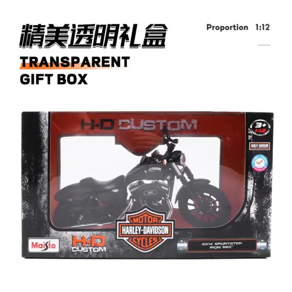 Maisto 1:12 Harley-Davidson Alloy Motorcycle Model - Image 4