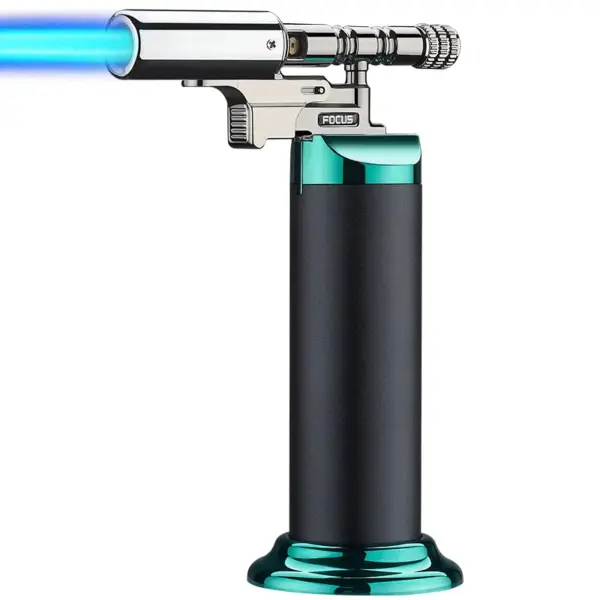 Windproof Blue Flame Jet Torch Lighter for Outdoor Use - Image 5