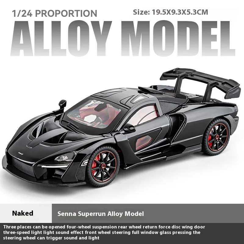 1:24 Diecast McLaren Senna Car Model 9 1:24 Diecast McLaren Senna Car Model - Image 9